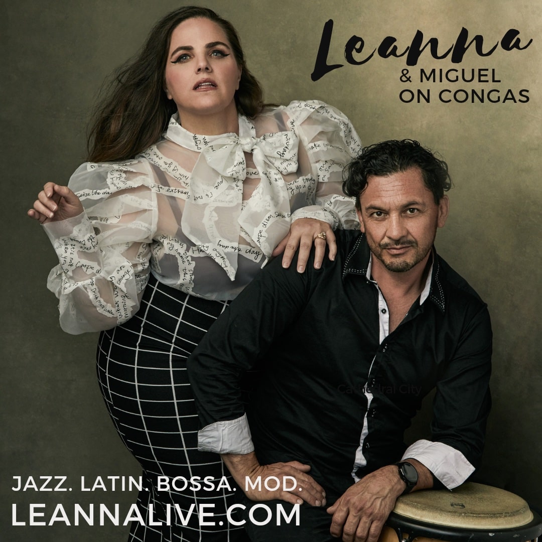 Live music in Temecula Leanna and Miguel on Congas